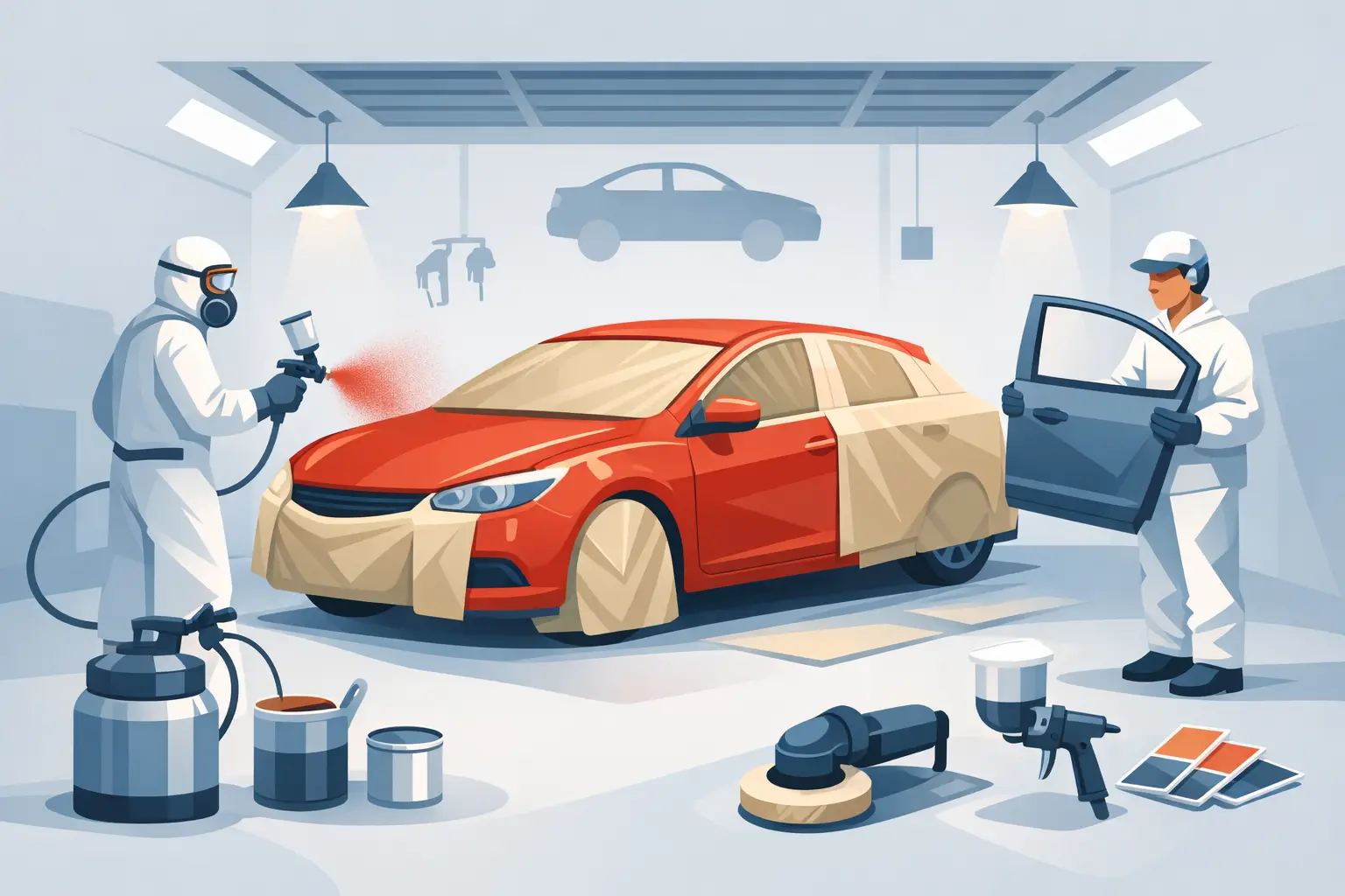 A Guide to Full Car Repainting – Fast Panel & Paint