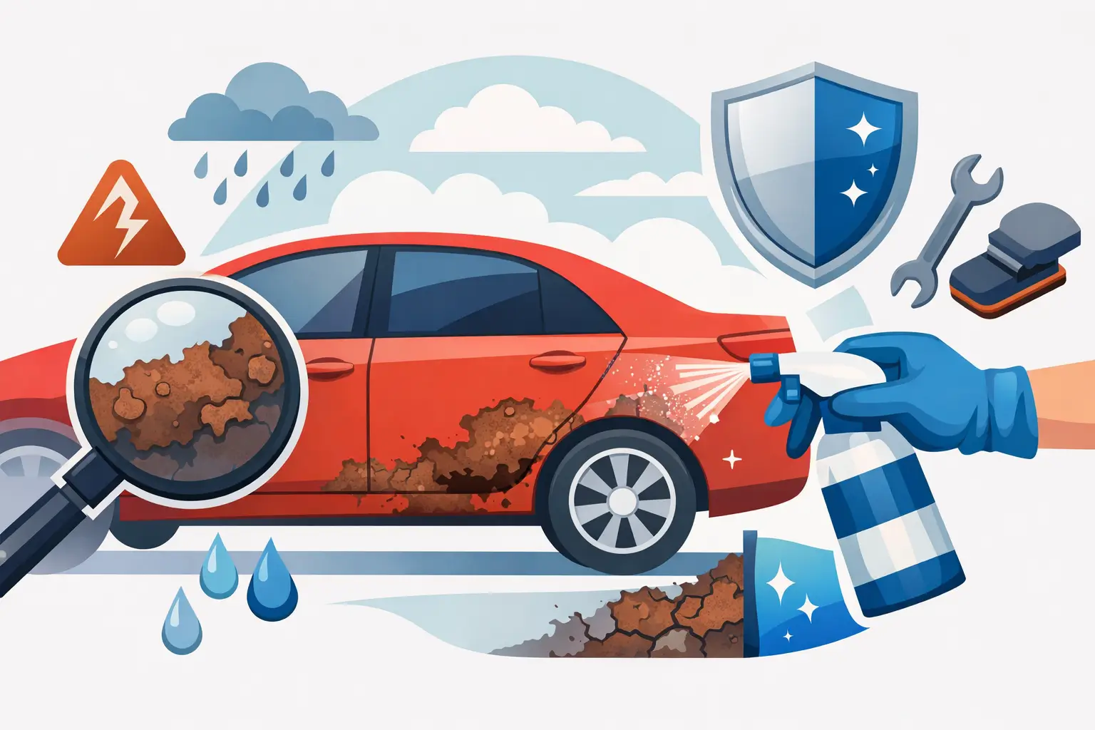 How to Stop Car Rust Spreading Fast