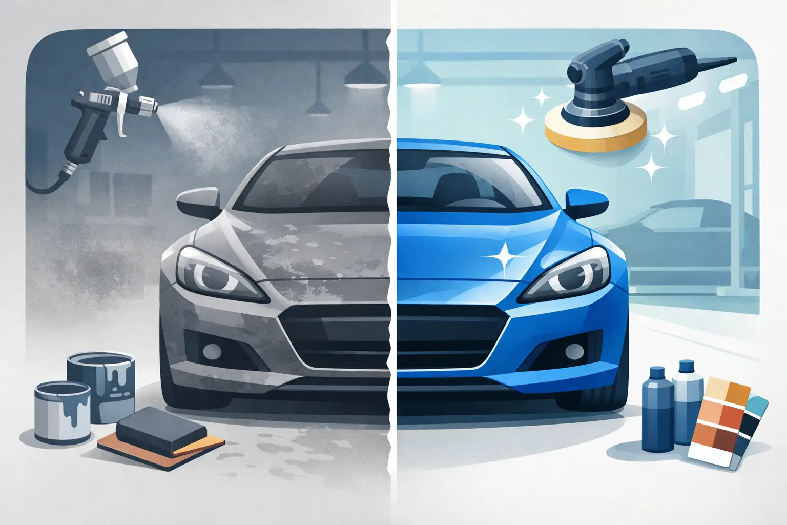 Before and After Car Respray Results Explained