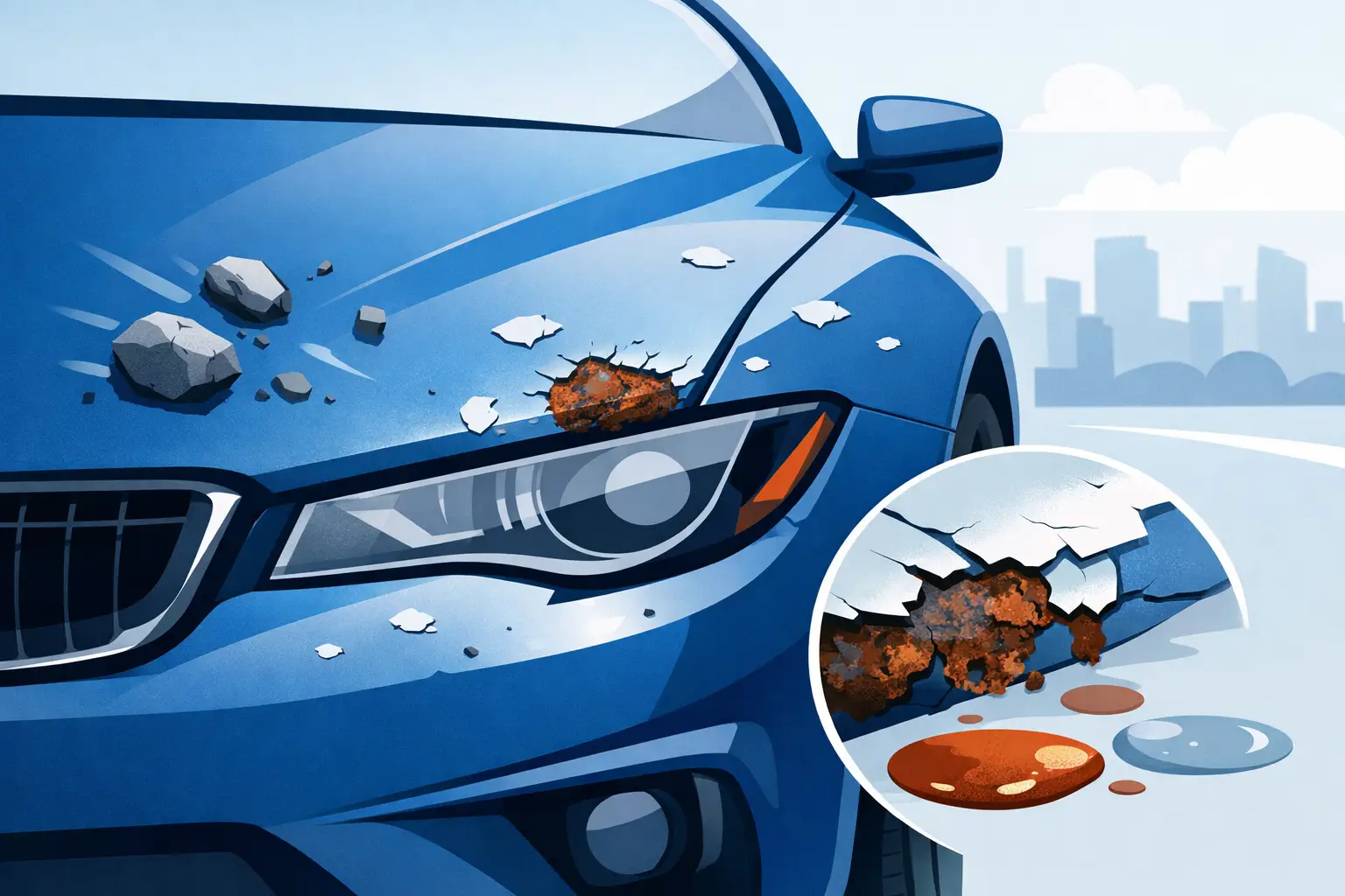 Can Stone Chips Cause Rust and Paint Damage?