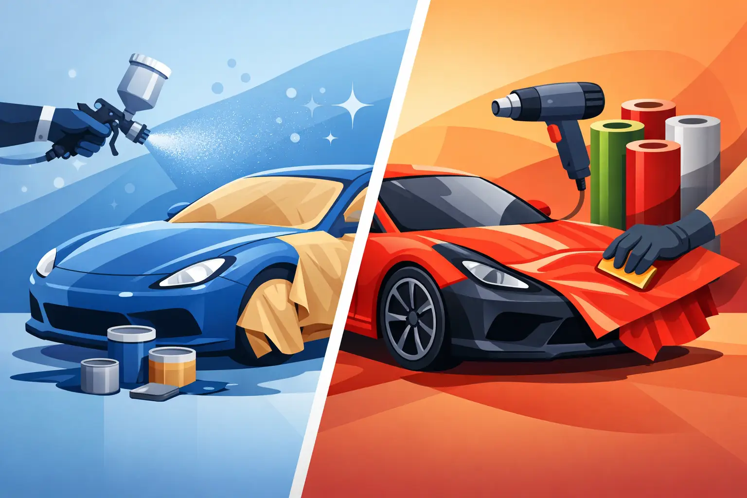Car Respray vs Wrap: Which Finish Suits You?